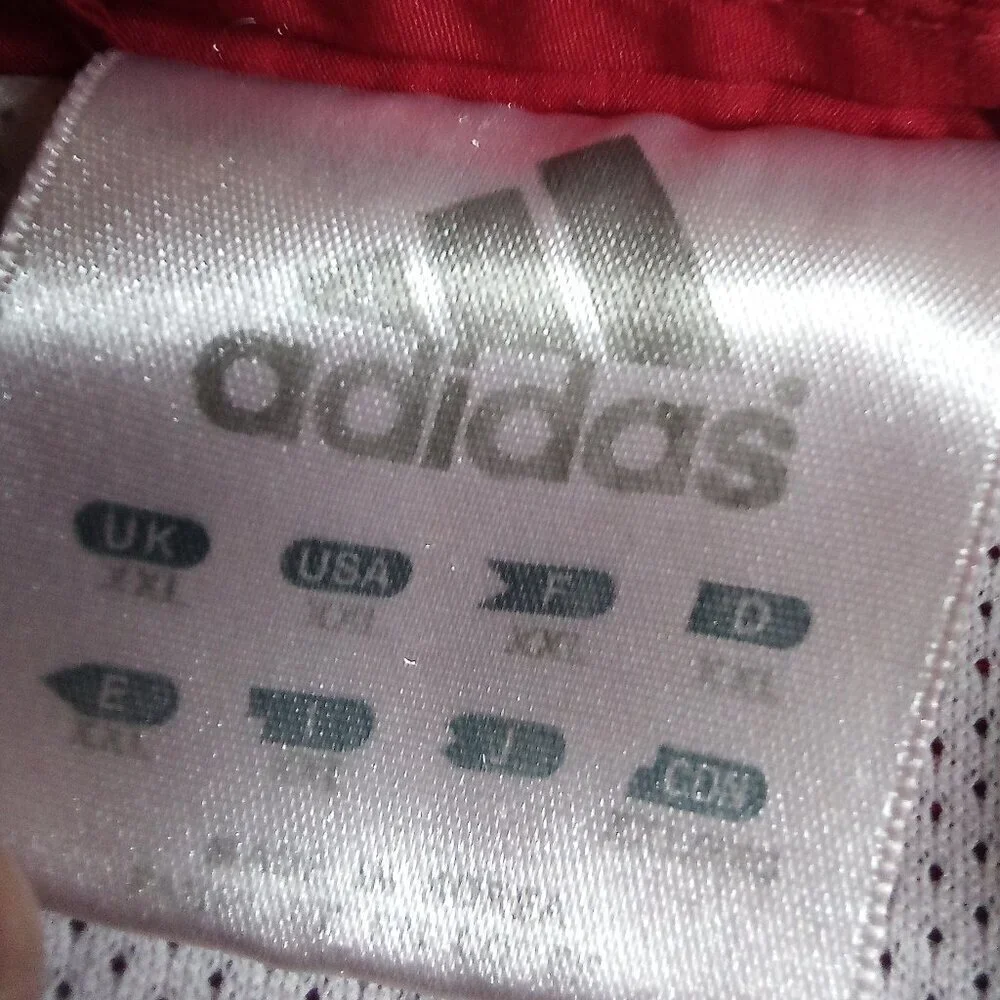 Vintage Adidas 3 Stripe Indiana University Hoosiers Pullover Windbreaker Jacket